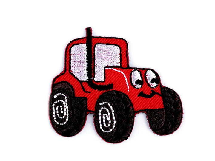 Aufnäher/Aufbügler/Patch - Traktor rot