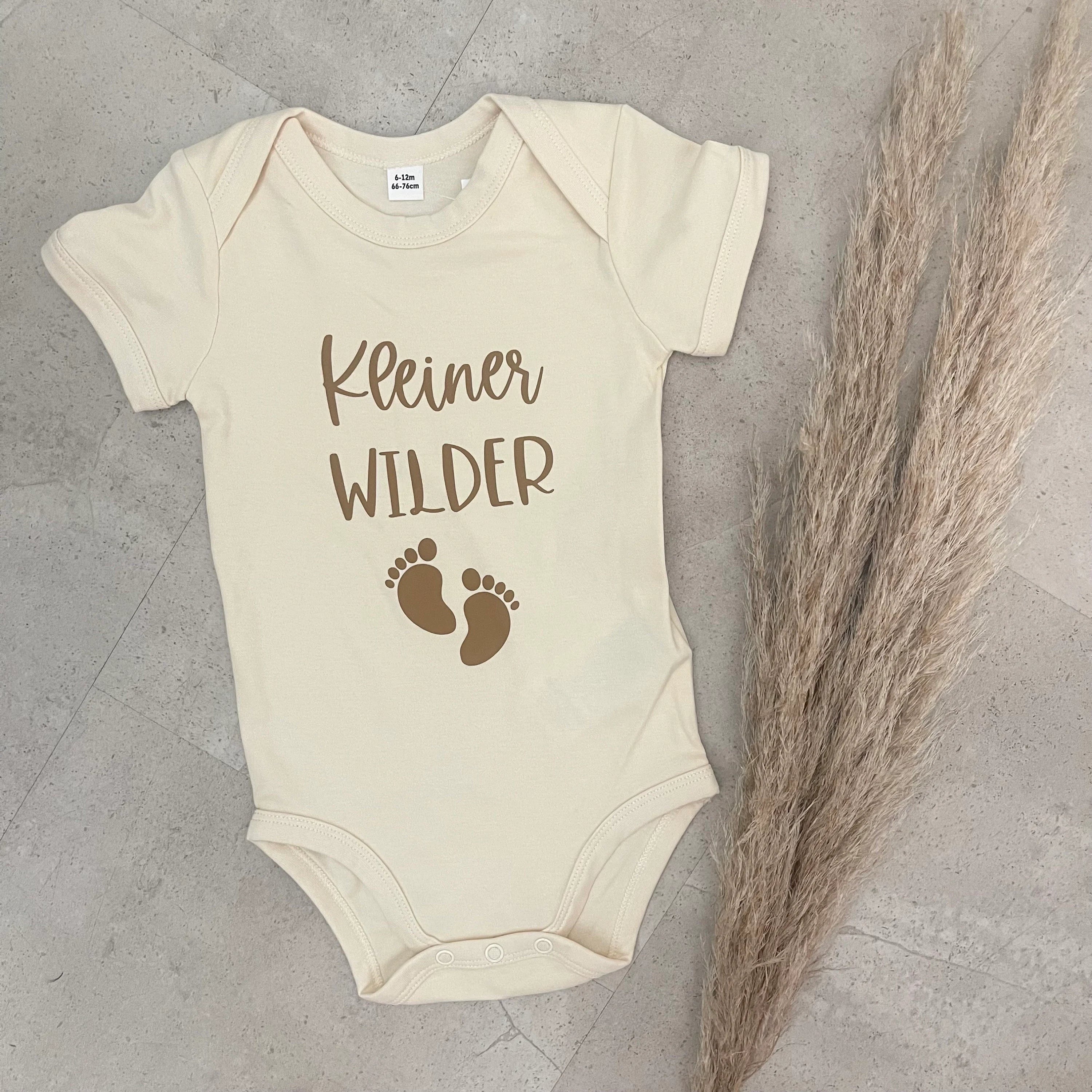 Babybody kurzarm - Kleiner Wilder | Schwangerschaft | Baby | Geburt | Babygeschenk | Geburtsgeschenk | Newborn