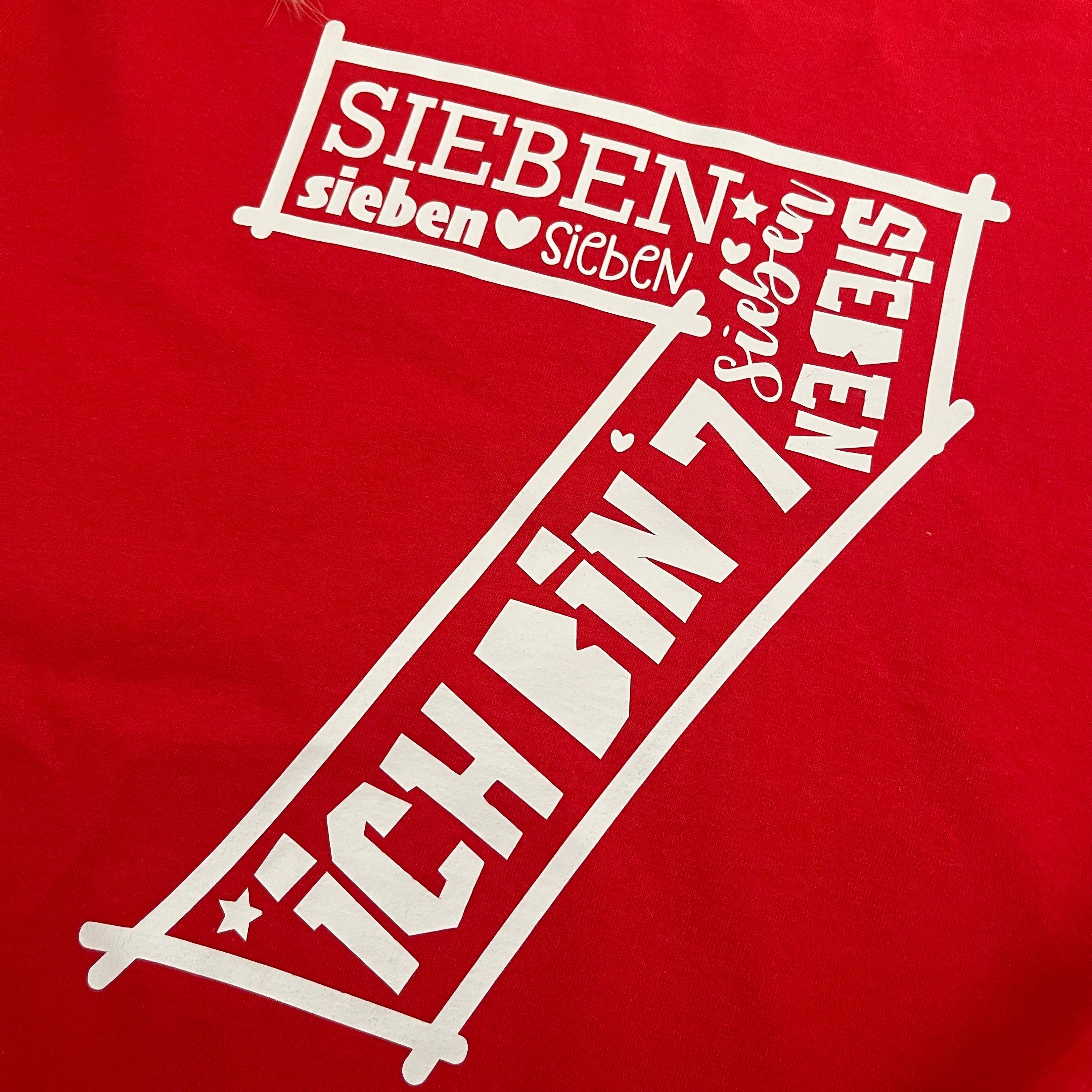 Kinder T-Shirt, Geburtstag mit Namen, personalisiert, Geschenk, Feier - Zahl