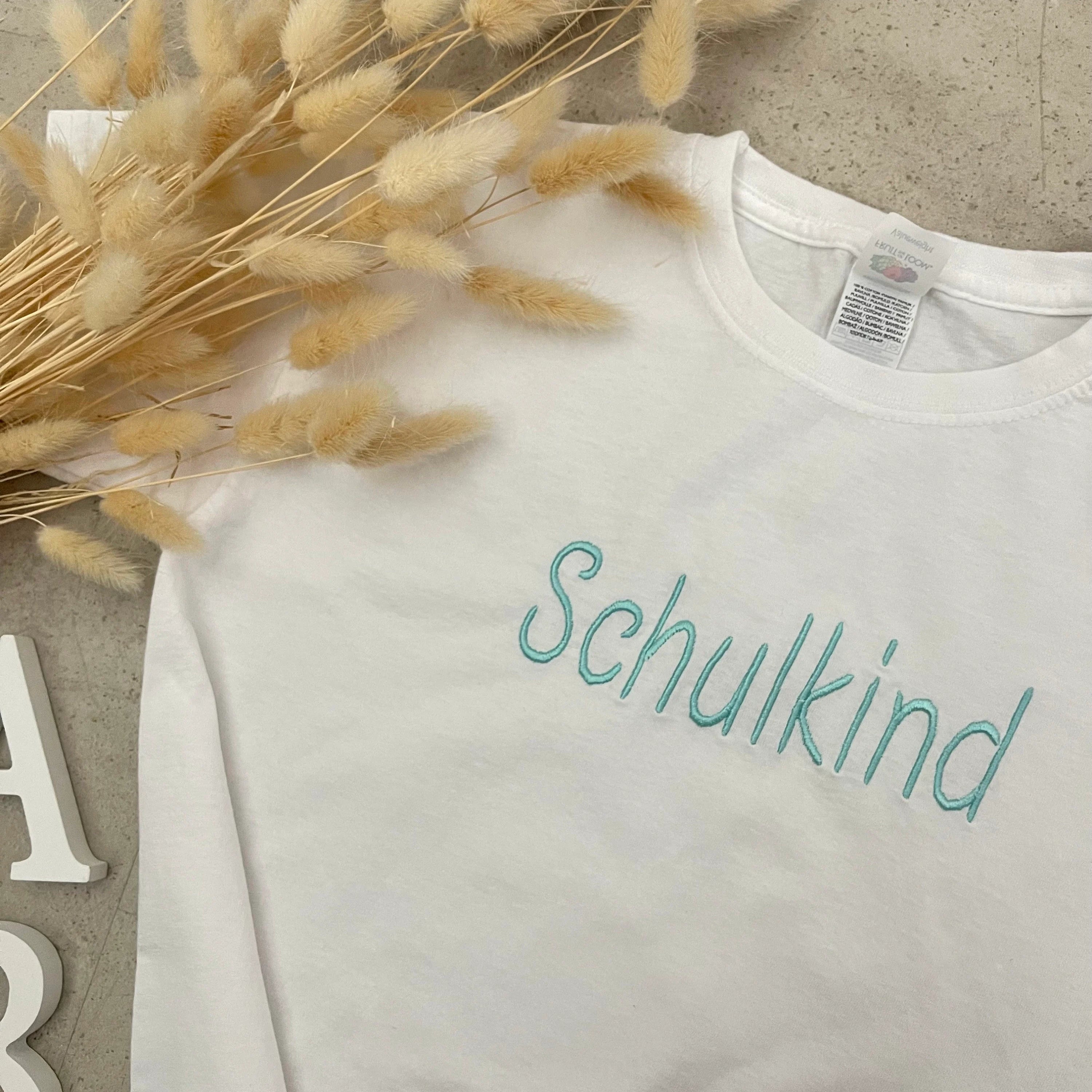 Kinder T-Shirt, Schulkind mit Namen, personalisiert, Einschulung, Schulanfang - Schulkind