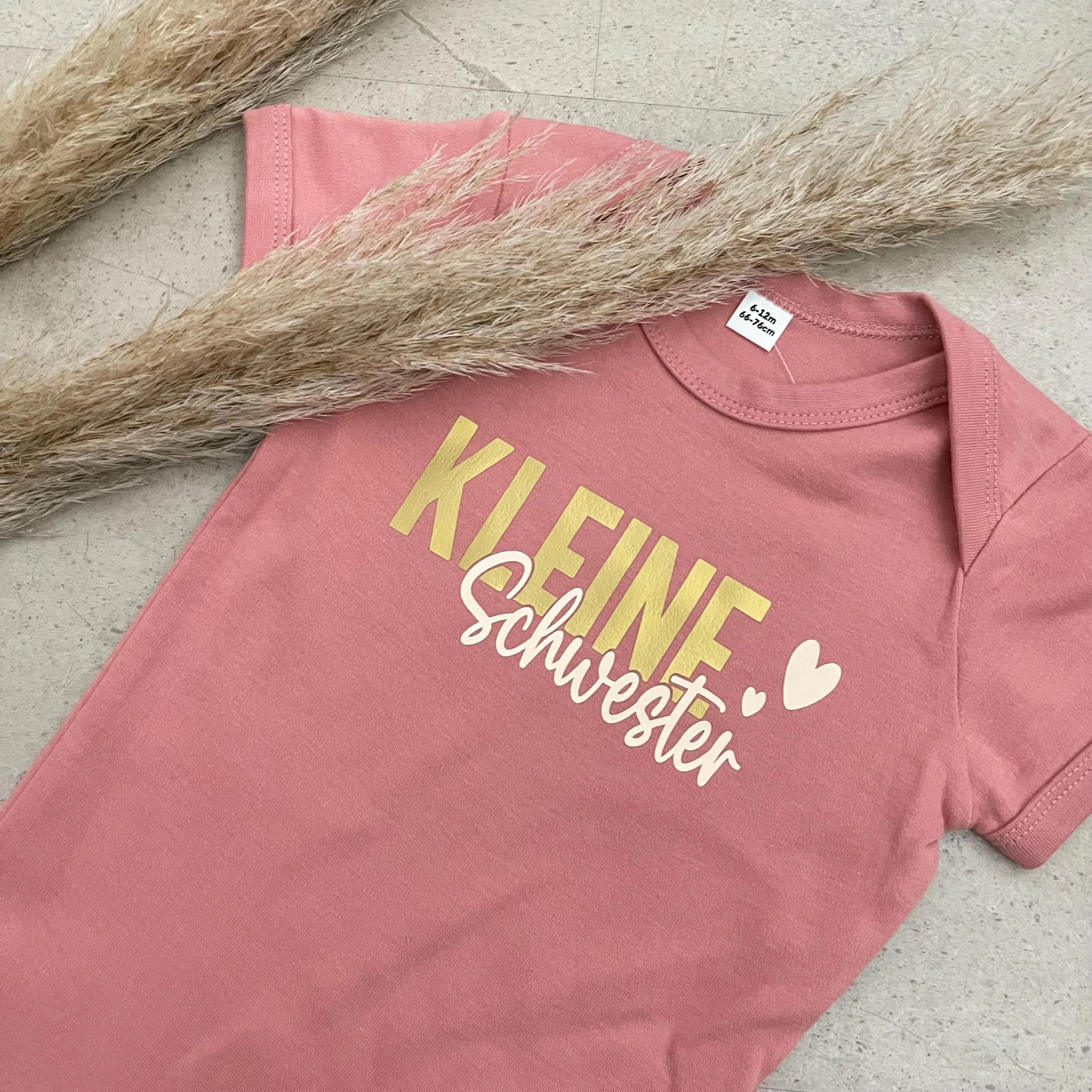 Babybody kurzarm - kleine Schwester | Schwangerschaft | Baby | Geburt | Babygeschenk | Geburtsgeschenk | Newborn