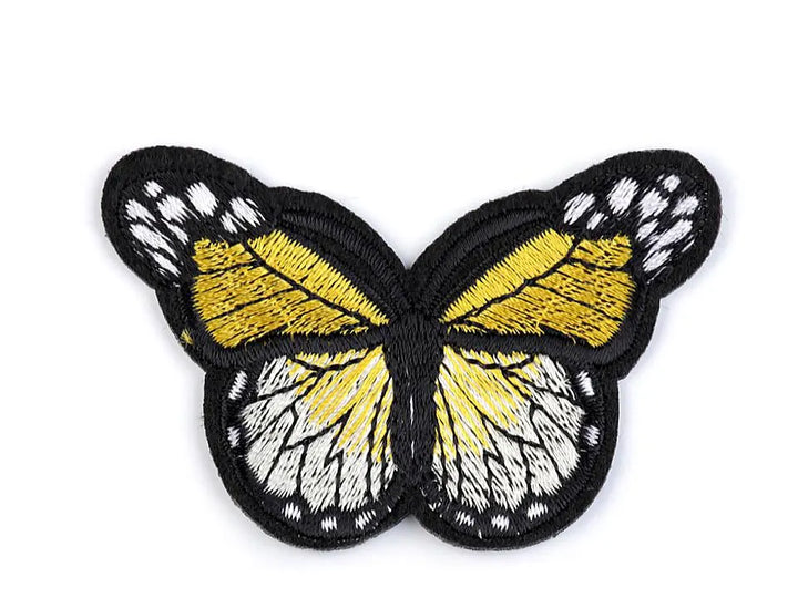 Aufnäher/Aufbügler/Patch - Schmetterling gelb